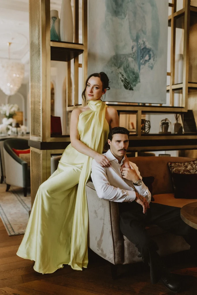 movie-like couple photosession