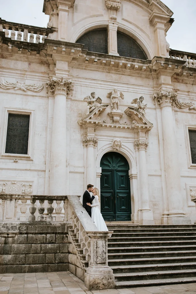 married couple photosession in dubrovnik croatia